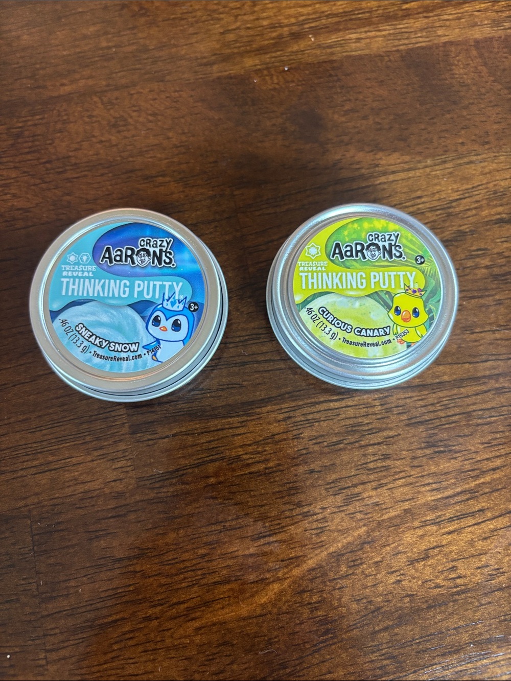 Thinking Putty (Blue Sneaky Snow / Yellow Curious Canary) - 2 Pack